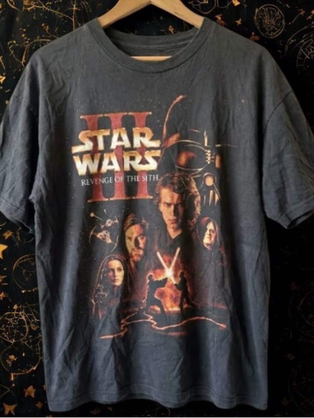 Star Wars Episode III Revenge of the Sith Graphic Tee - Black